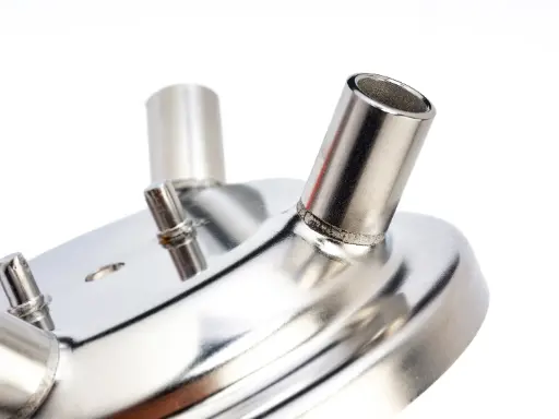 [XL-PRO 0006] XL-PRO RVS deksel EVO300 klauw (rechte nippels) spec. voor NaturePulse voeringen